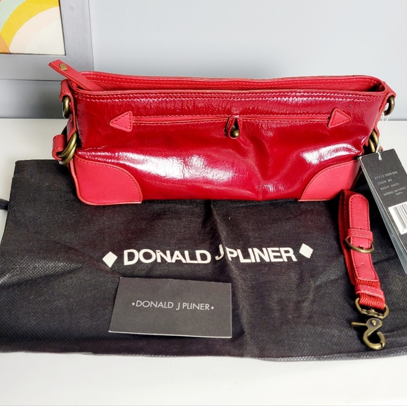 🔥NWT Donald J Pliner Patent Leather Wristlet Clutch - Picture 7 of 16